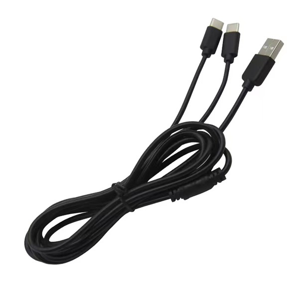 Ventaris C100B PS5/Xbox Series X|S kontrollerhez USB Type-C Dual fekete töltőkábel